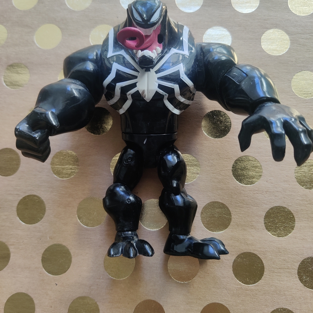 Disney Black and White Action Figure with Pink Detail